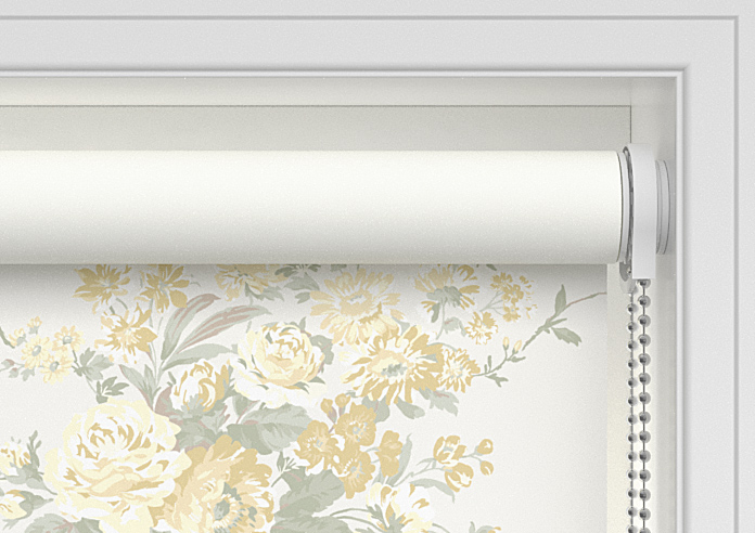Shabby Chic by Rachel Ashwell Rose Chintz (Blackout), Yellow - Twist&Fit Roller Blind - Image 10